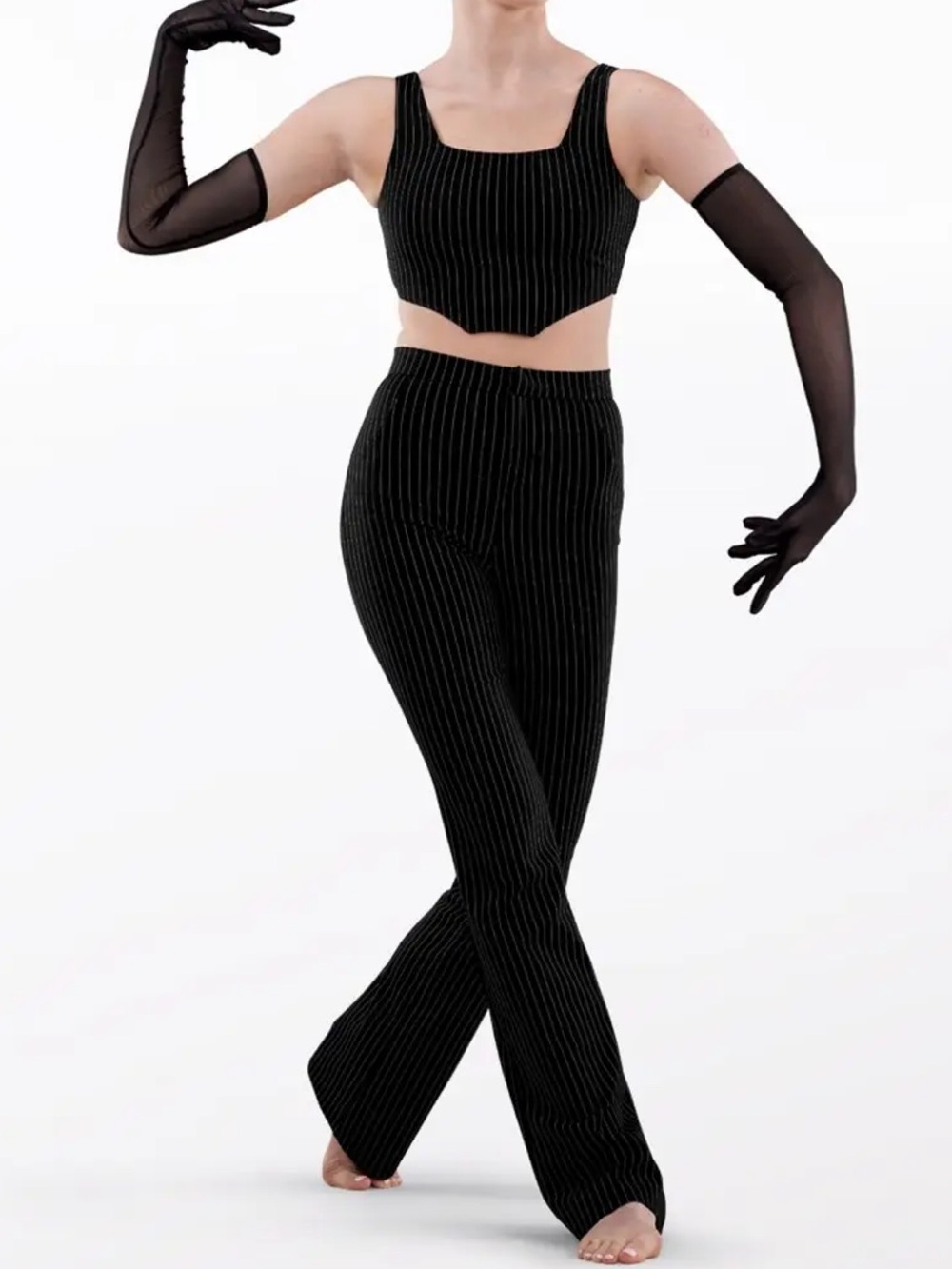 Weissman Pinstripe Set Dance Costume MA # 17532